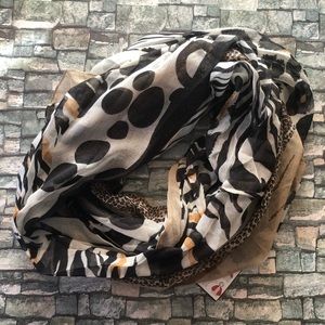 Animal Print Infinity Scarf